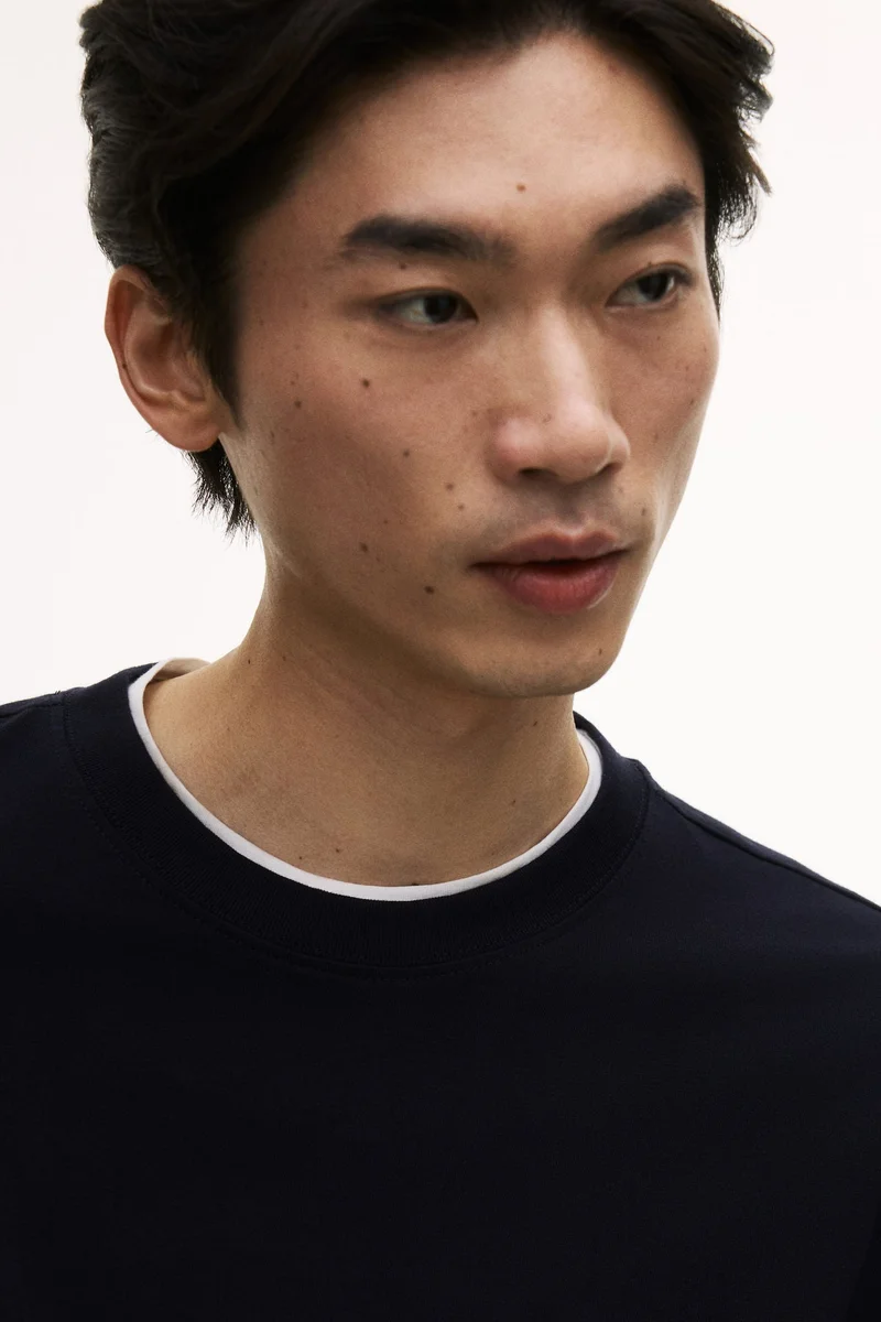 اتش اند ام تي-شيرت بقصة واسعة